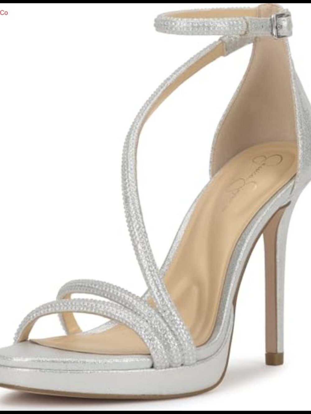 Jessica Simpson Noralina Ankle Strap Heeled Sandals Platform Stiletto Open Toe
